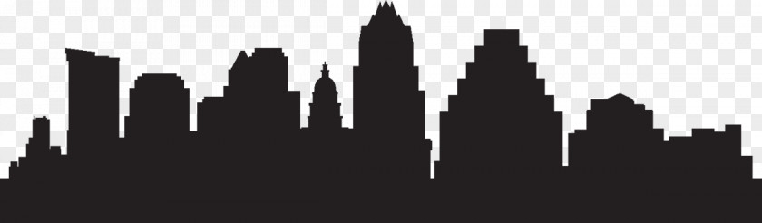 Silhouette Austin Vector Graphics Skyline Royalty-free Illustration PNG