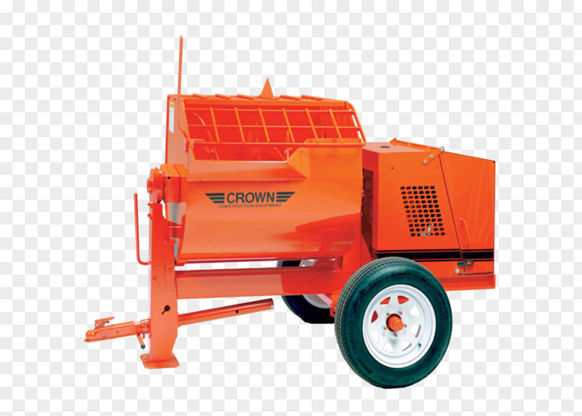 Concrete Mixer Cement Mixers Mortar Heavy Machinery Cubic Foot Architectural Engineering PNG