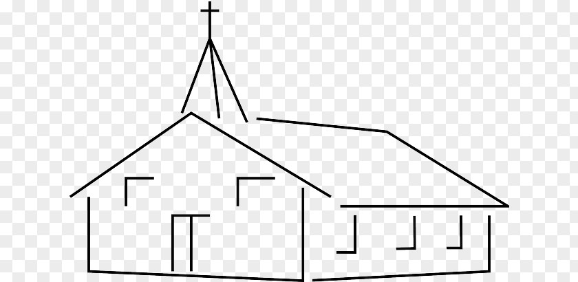 School Outline Church Building Clip Art PNG