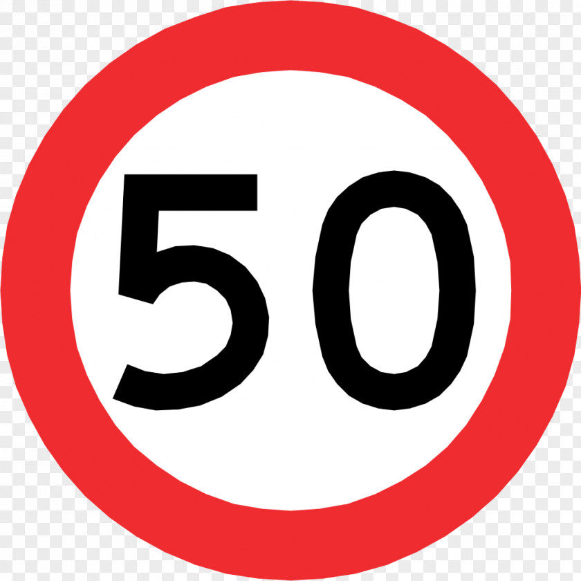 50 Traffic Sign Speed Limit Road Regulatory PNG