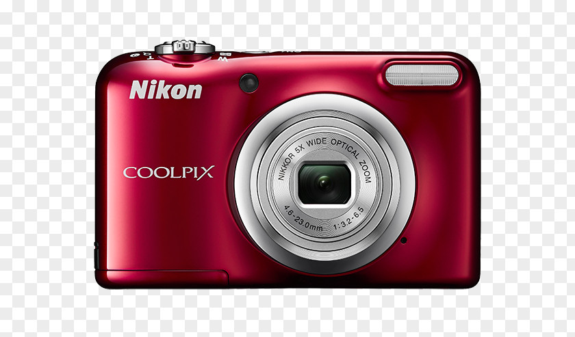 Camera Nikon Digital Coolpix A 10 RD Point-and-shoot COOLPIX A100 PNG