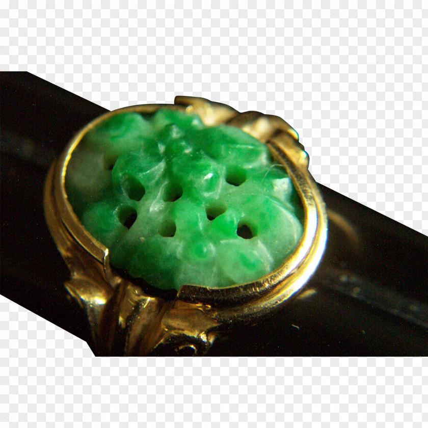 Gold Jadeite Designer Emerald PNG