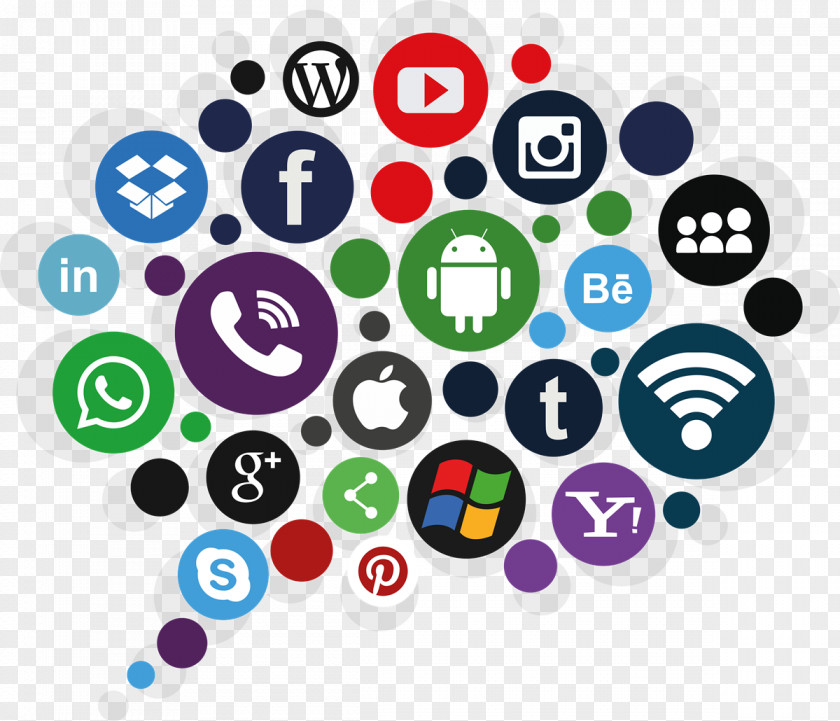 Media Social Digital Marketing PNG