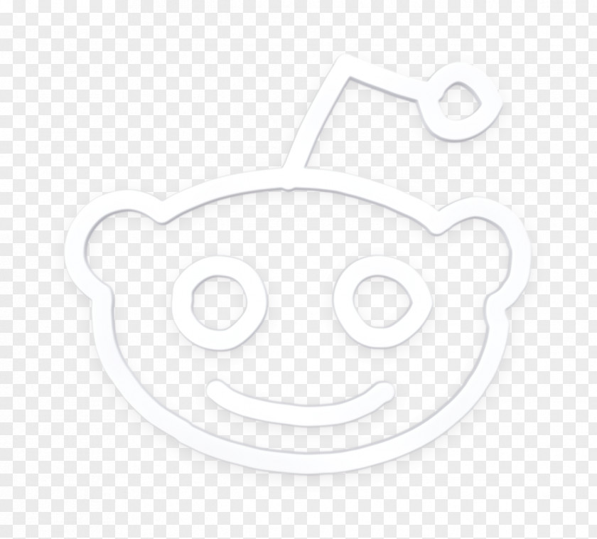 Line Art Logo Icon Reddit PNG