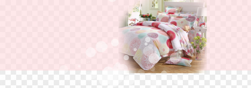Pink Bed Yellow Clip Art PNG
