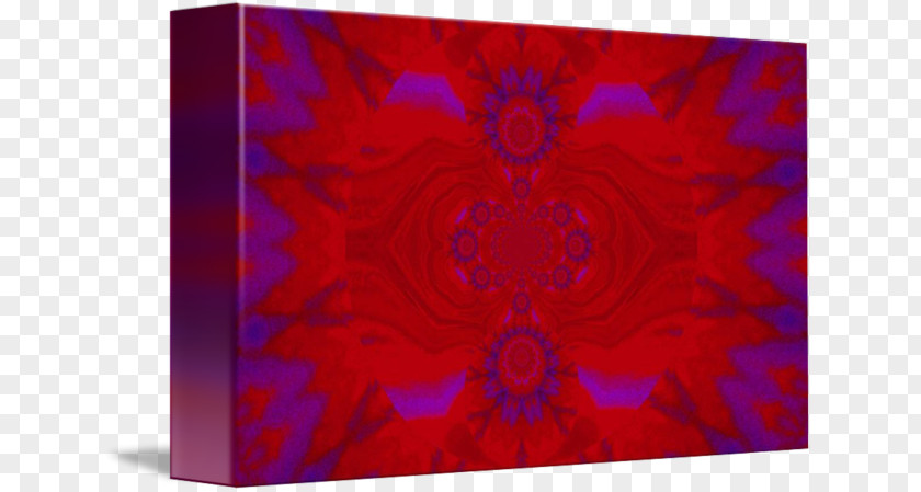 Purple Mandala Rectangle RED.M PNG