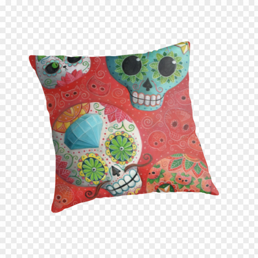 Spun Sugar Throw Pillows Cushion Devil's Trap Demon PNG