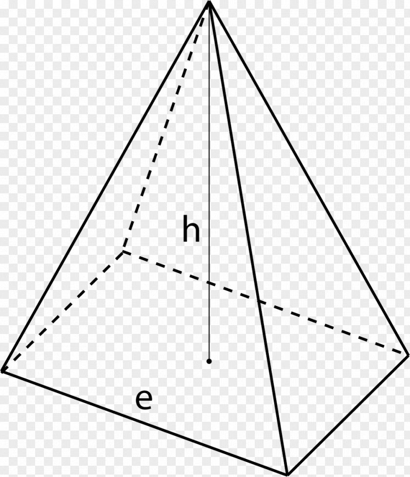 Triangle Surface Area Pyramid Lateral PNG