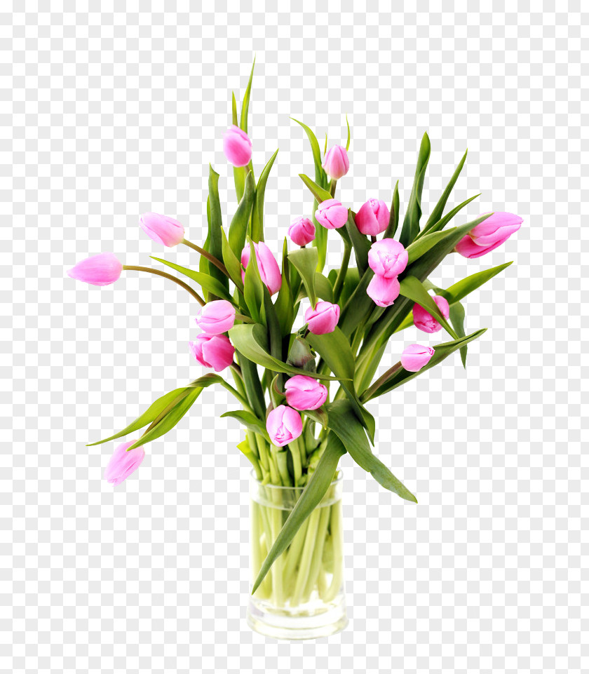 A Bouquet Of Flowers Paper Mural Wall Vase Wallpaper PNG