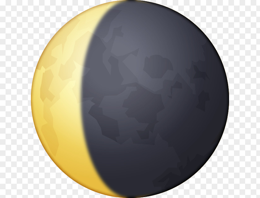 Crescent Moon Symbol Emoji Lua Em Quarto Crescente IPhone PNG