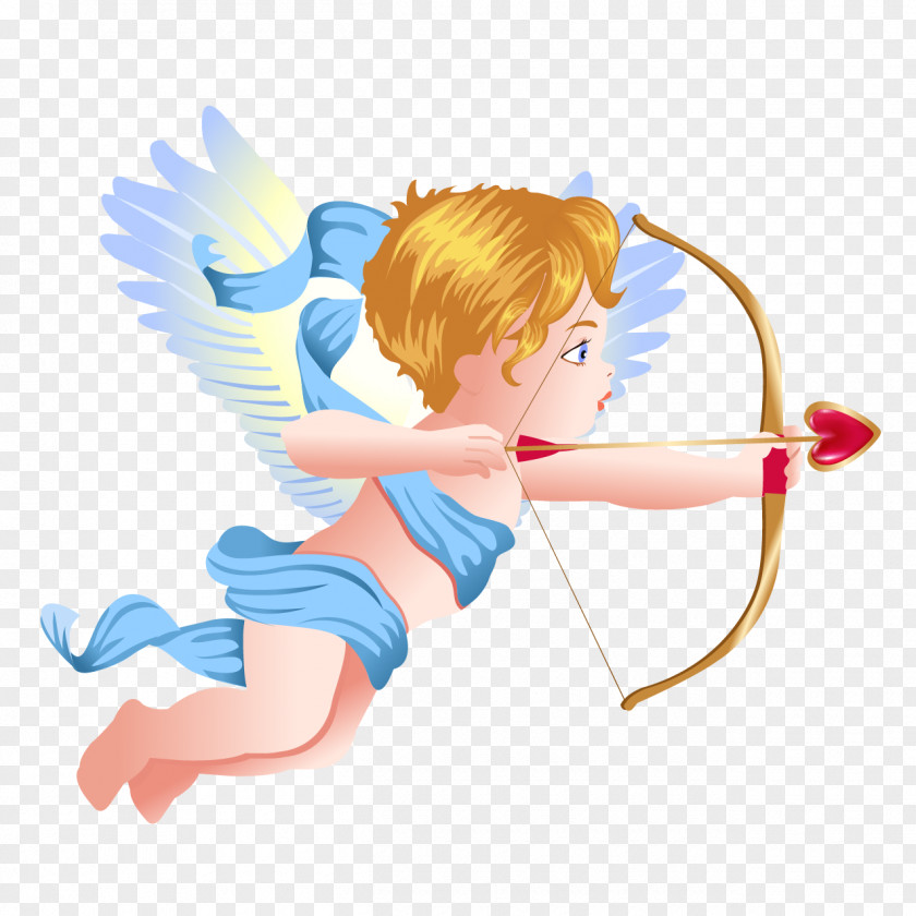 Cupid's Arrow Of Love Cupids Bow Angel Clip Art PNG