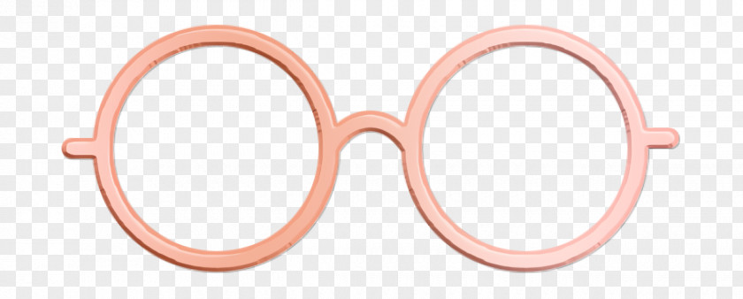 Goggles Peach Essential Set Icon Vision Eyeglasses PNG