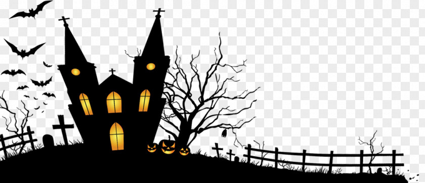 Halloween Haunted Attraction Holiday Wallpaper PNG