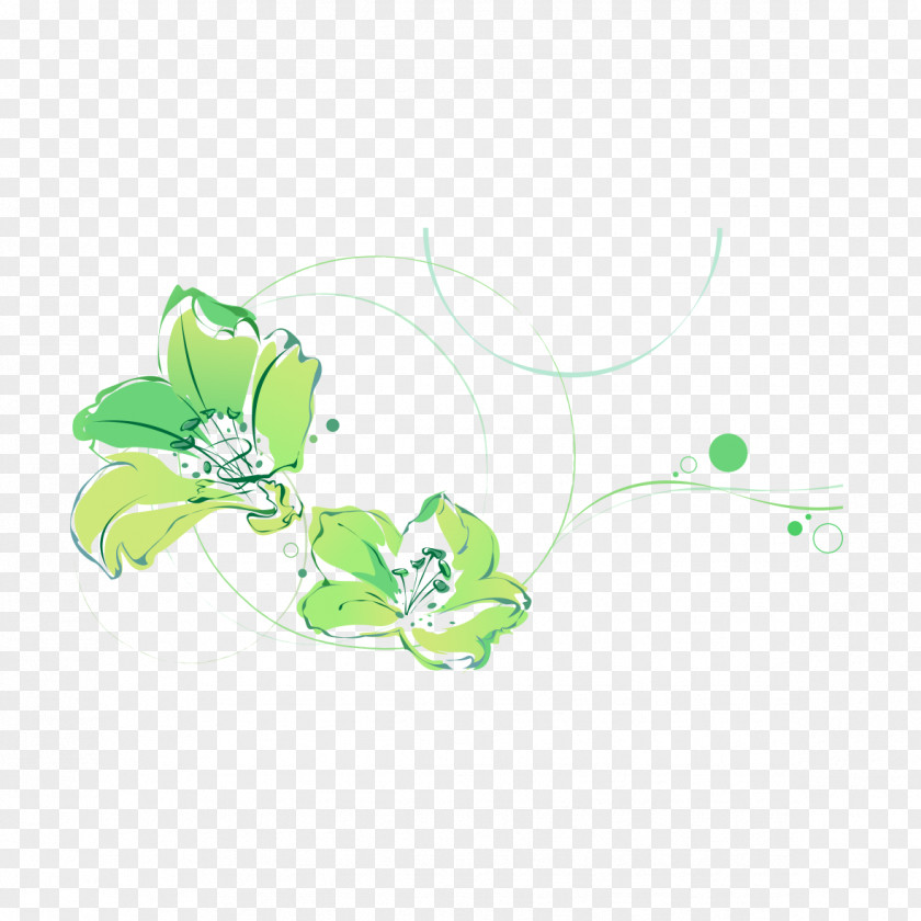 Hand-painted Lotus Green Nelumbo Nucifera Clip Art PNG