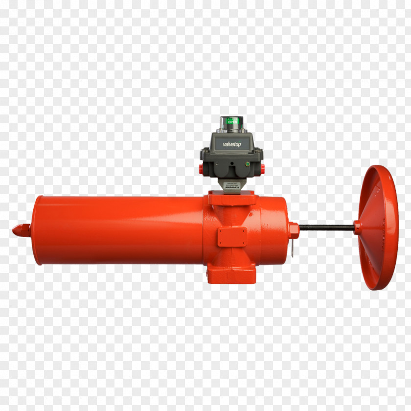 Handwheel Valve Actuator Pneumatics Scotch Yoke PNG