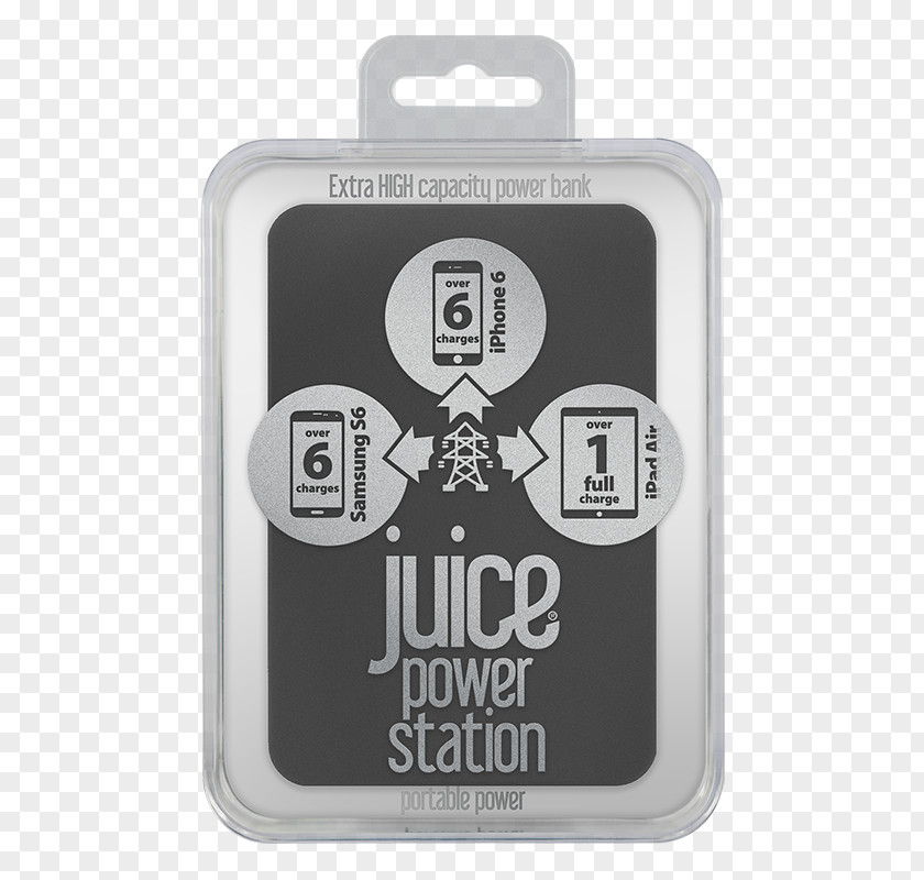 Juice Battery Charger Power Station Akupank Baterie Externă PNG
