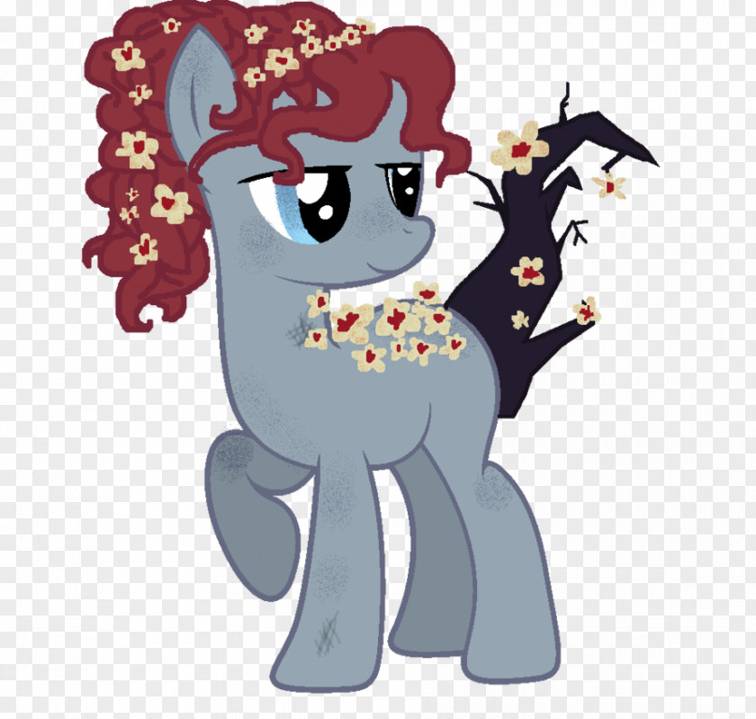 Magnolia Pony Horse Art PNG