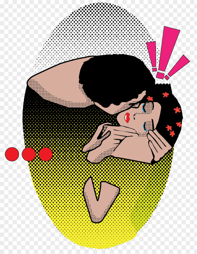 The Kiss Modern Art Illustration Pop PNG