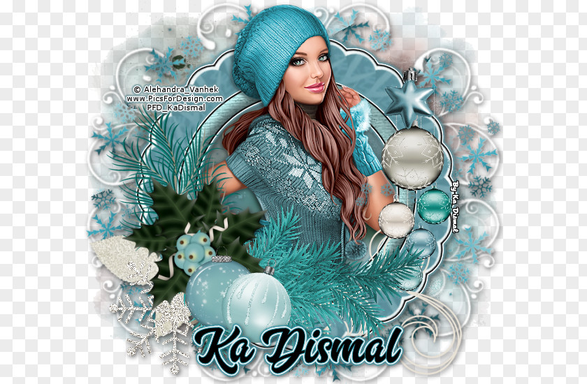 Christmas Ornament Turquoise PNG