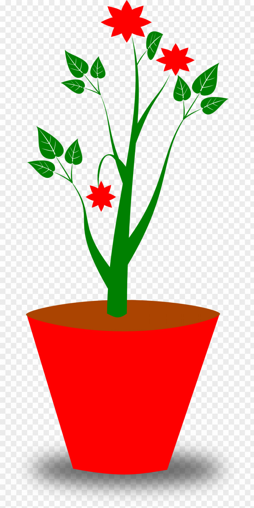Flower Flowerpot Clip Art Vector Graphics Image PNG