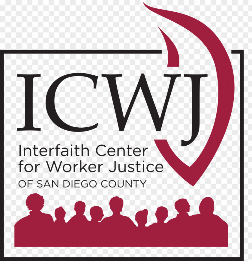 Interfaith Alliance Of Colorado Center For Worker Justice SD County Coalition San Diego Imperial Counties Labor Council Koneser Group Logo PNG