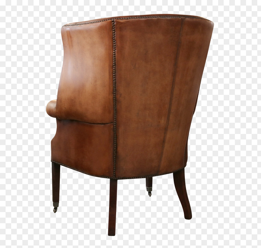 LEATHER CHAIR Club Chair Wing Design Georgian Architecture PNG