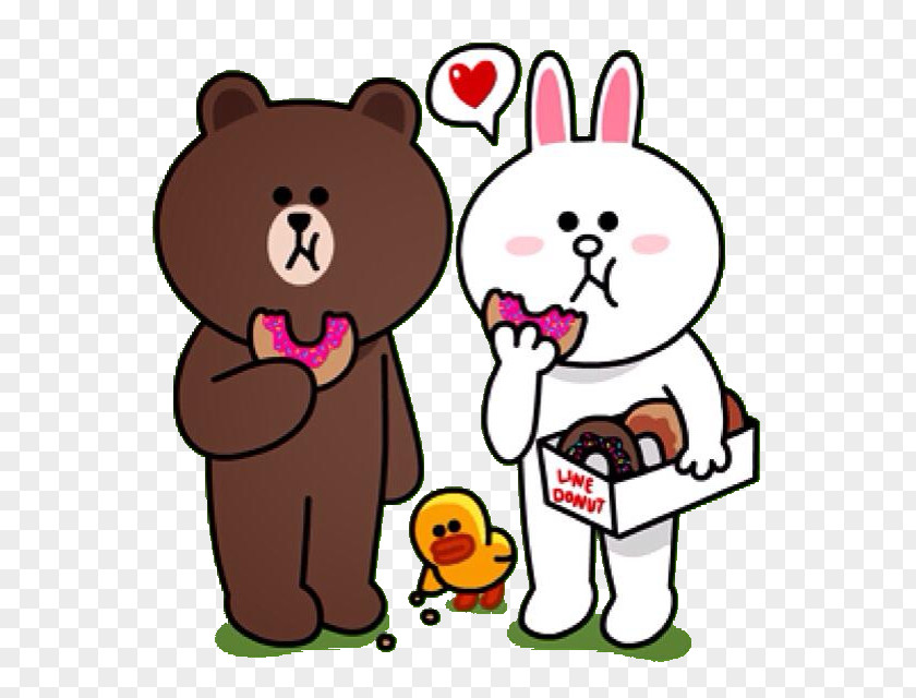 Line Friends Sticker PNG