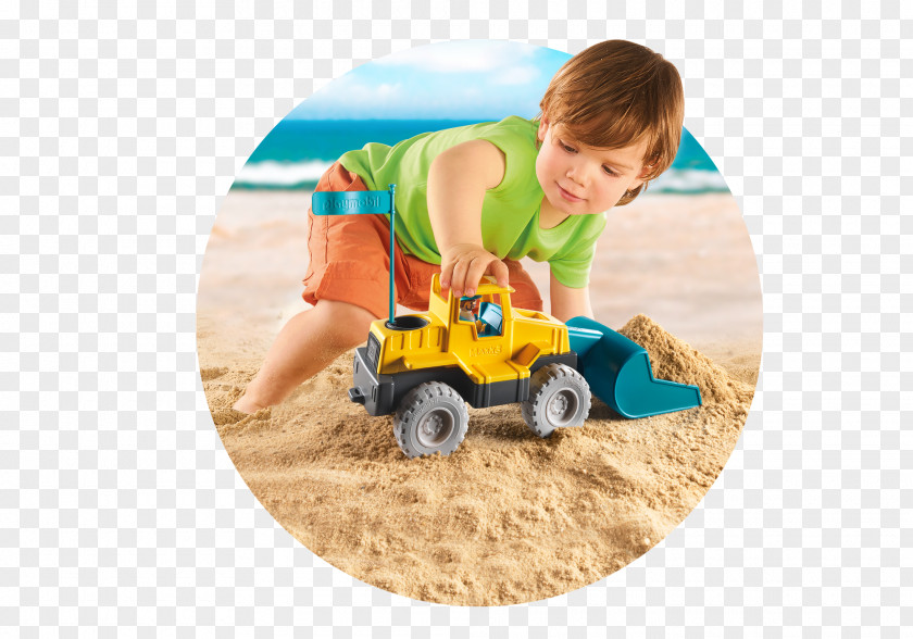 Northern Europe Playmobil Excavator Toy Sand Architectural Engineering PNG