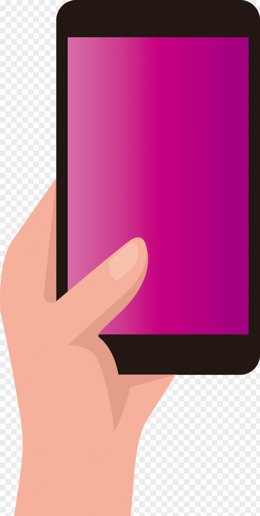 Smartphone Hand PNG