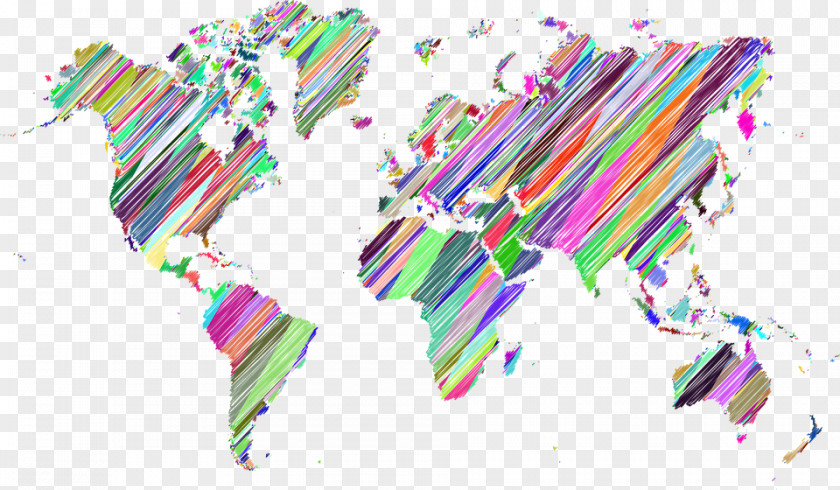 World Map Wall Poster PNG
