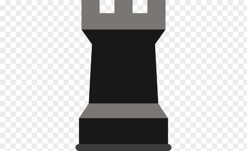 Chess Game Piece Titans Black Rook PNG