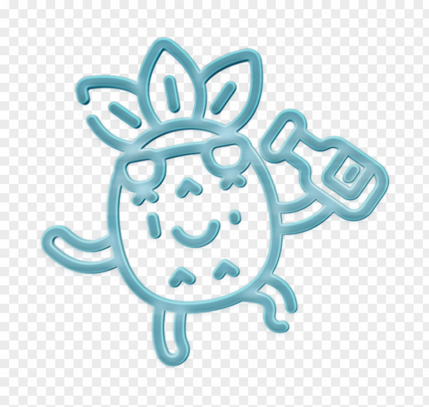 Drunk Icon Pineapple Character PNG