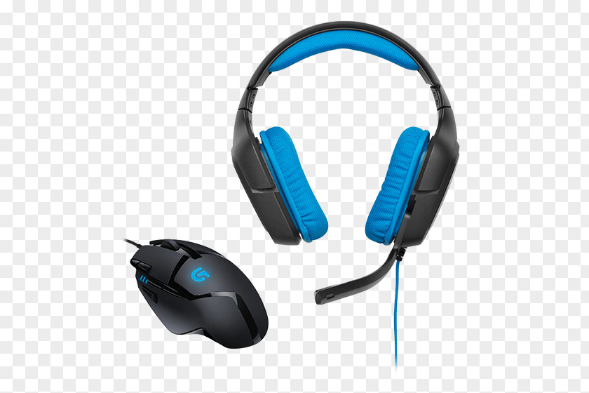 Headphones Logitech G430 Headset 7.1 Surround Sound PNG