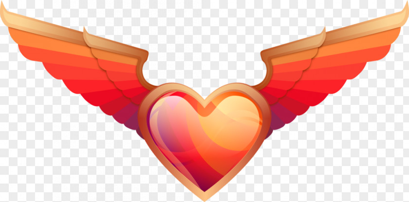 Heart Wing Valentine's Day IPhone PNG