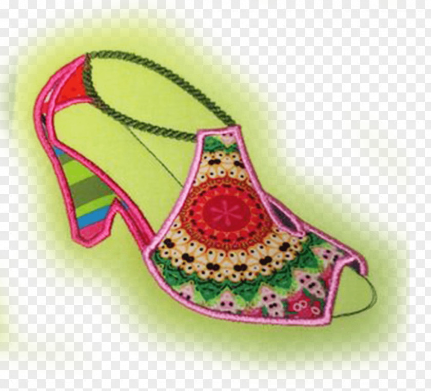 Shoes And Bags Machine Embroidery Quilt Shoe PNG