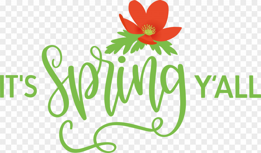 Spring Quote Message PNG