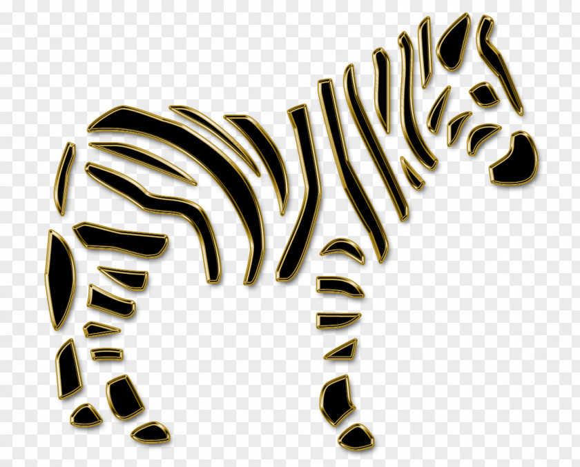 Zebra Stencil Silhouette Art PNG