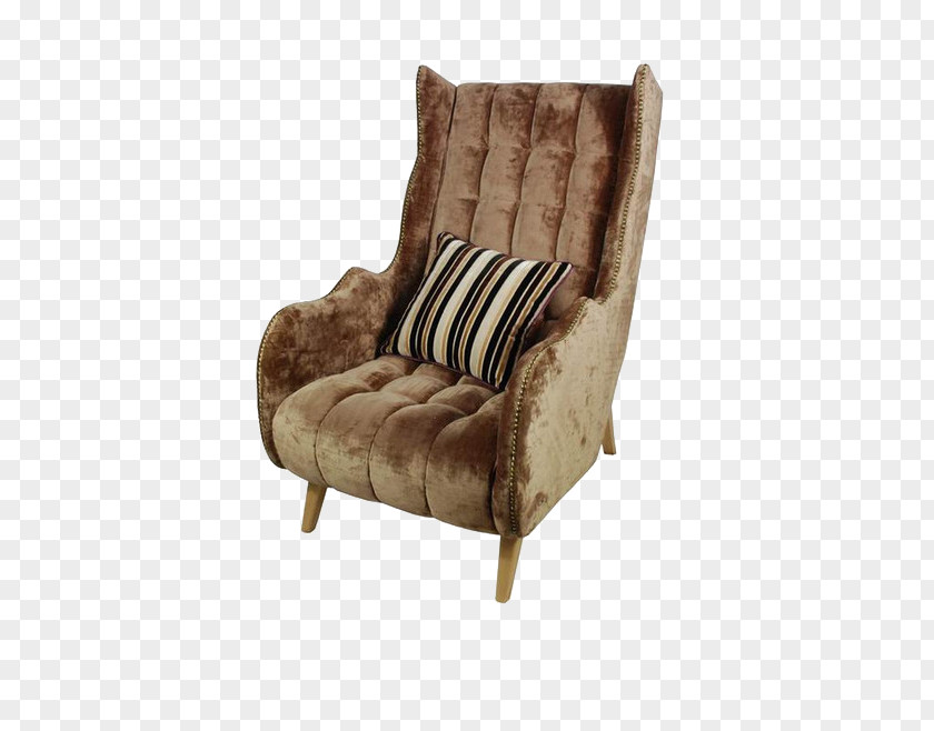 Armchair And Pillows Chair Pillow Couch Furniture PNG