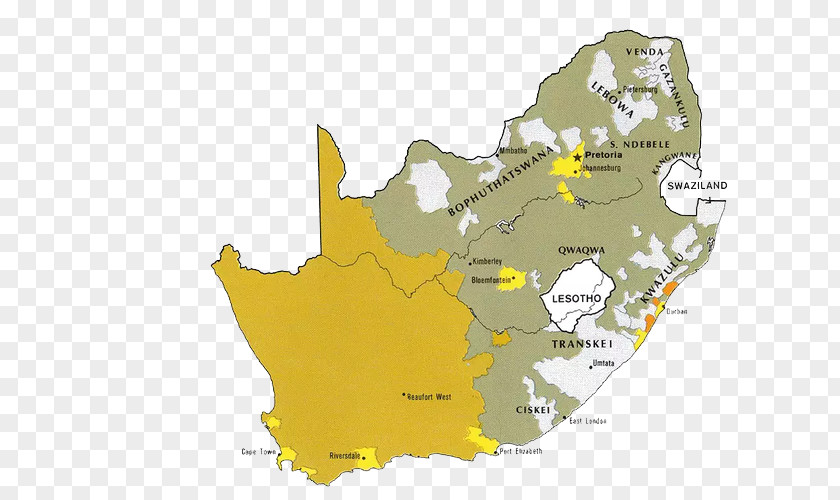 Brown South Africa Map Apartheid Race Bantustan PNG