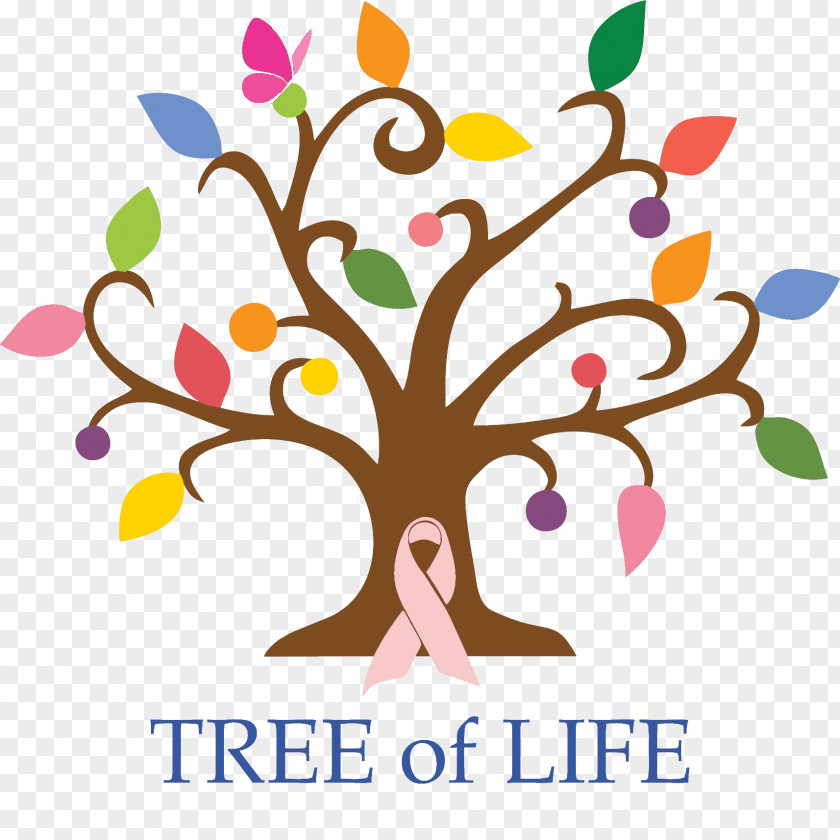 Child Development Tree Of Life Floral Design PNG