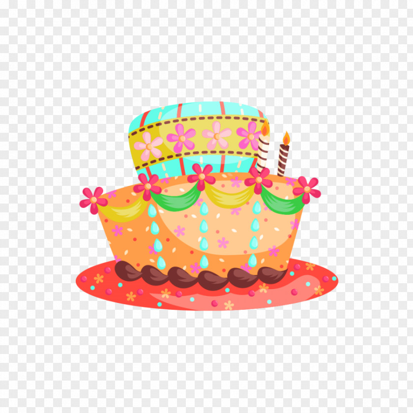 Chocolate Cake Birthday Vector Graphics PNG