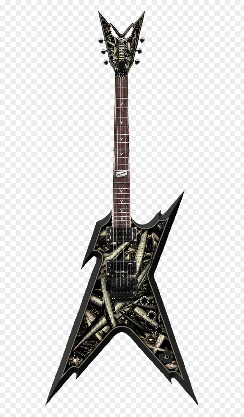 Guitar Dean Razorback Dimebag RAZR Series Electric Guitars Cemetery Gates PNG