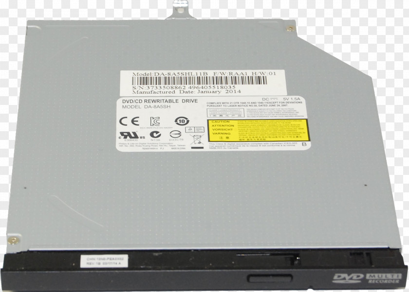 Laptop Optical Drives Blu-ray Disc DVD+RW PNG