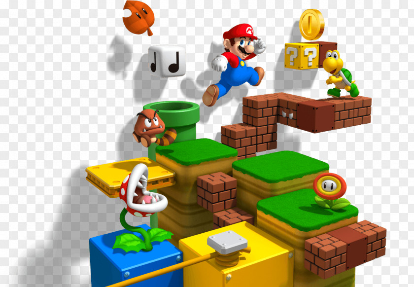 Mario Super 3D Land World New Bros 64 PNG