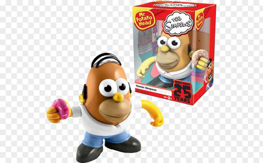 Mrs Potato Head Homer Simpson Mr. Donuts Bobblehead D'oh-in' In The Wind PNG