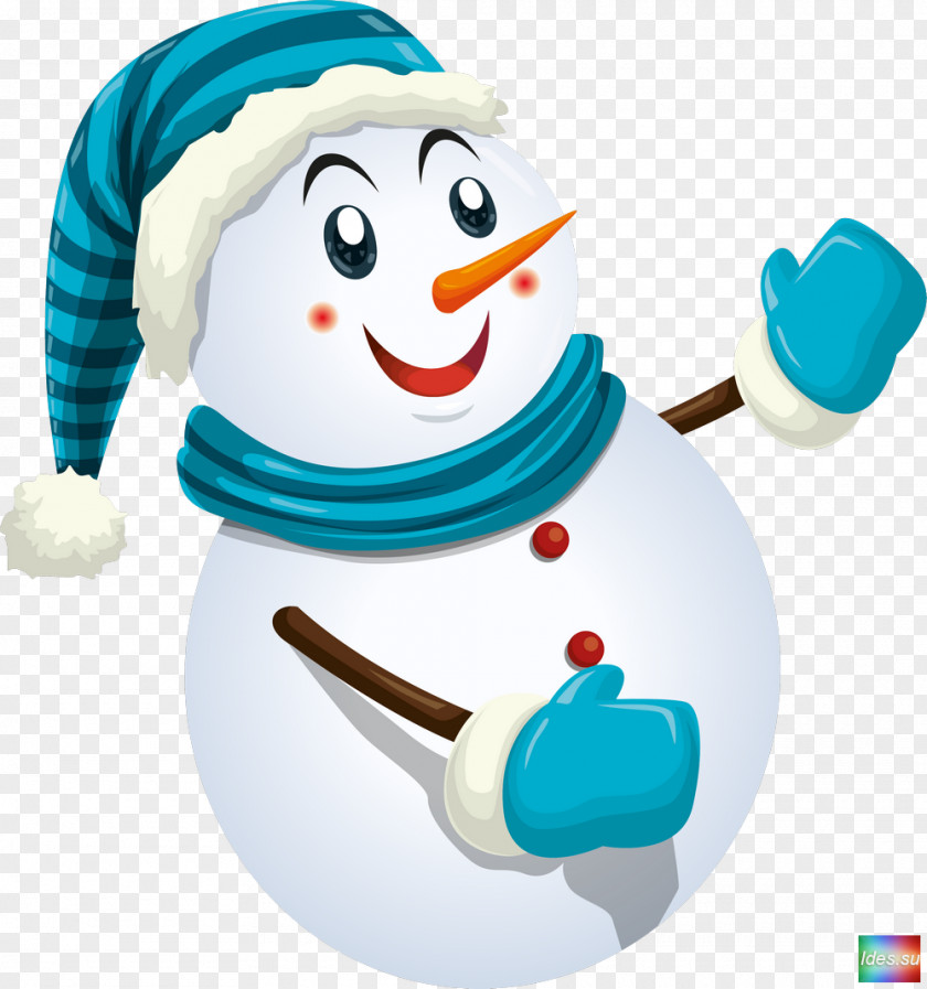 2018 Santa Claus Snowman Christmas PNG