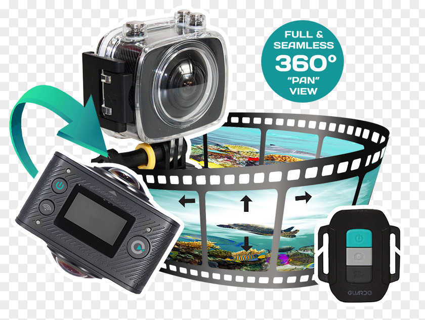 360 Camera Lens Immersive Video Digital Cameras Wide-angle PNG