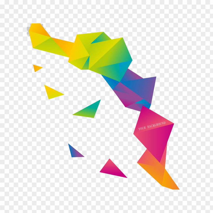 Confetti Origami Euclidean Vector PNG