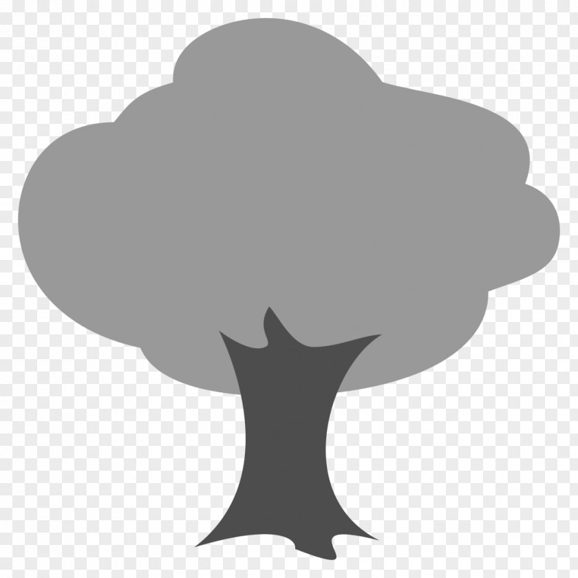 Graysimple Tree Clip Art PNG