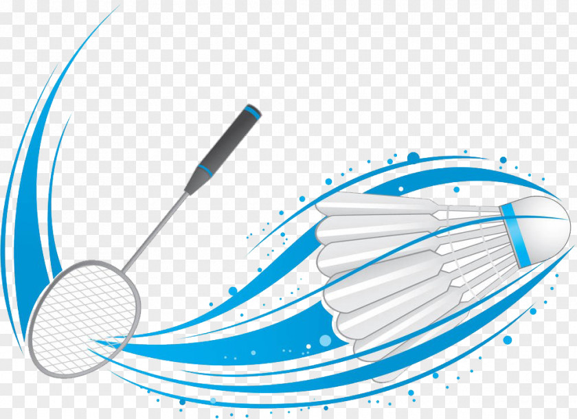 Hand-painted Badminton Stock Photography Poster Illustration Clip Art PNG